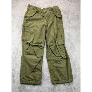 US Army M65 Cold Weather Trousers Cargo 8415-782-2954 Medium 32x28 Army Green